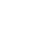 White line icon of five people connected in a circle with a smiling face above, symbolising community and connection.